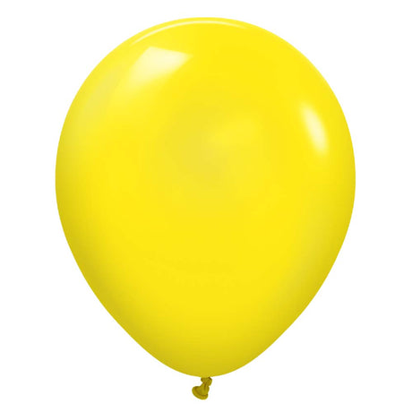 Latex Balloons Kids 12 Inch Kalisan Standard Yellow