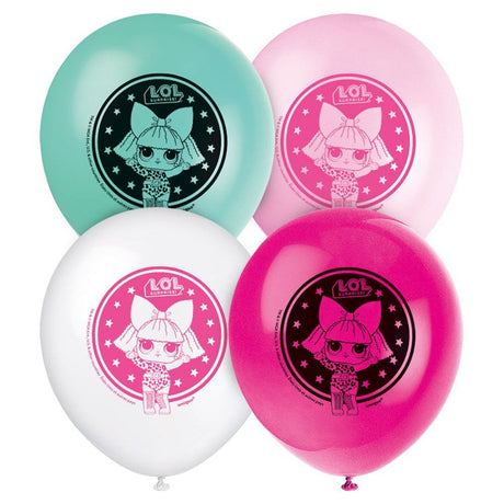 LOL Surprise Latex Balloons 12 Inch 8 Pack