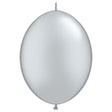 Latex Balloons 12 Inch QuickLink Silver
