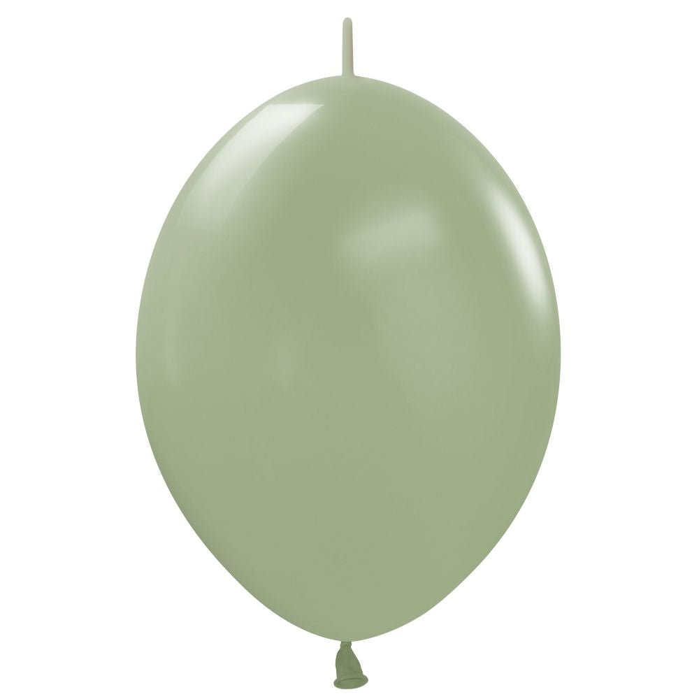 Latex Balloons 12 Inch Sempertex Link-O-Loon Deluxe Eucalyptus