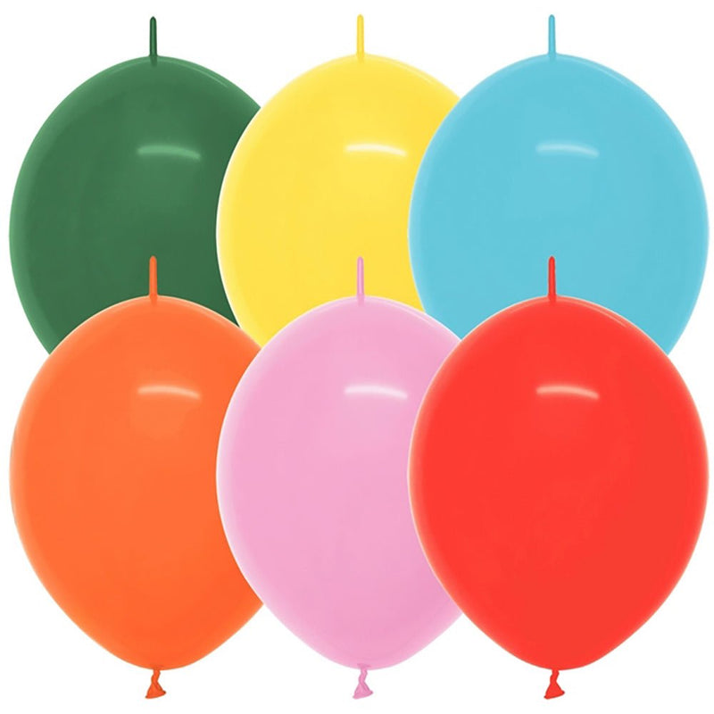 Link-O-Loon Latex Balloons Assortment