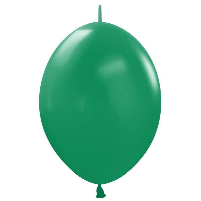 Latex Balloons 12 Inch Sempertex Link-O-Loon Forest Green