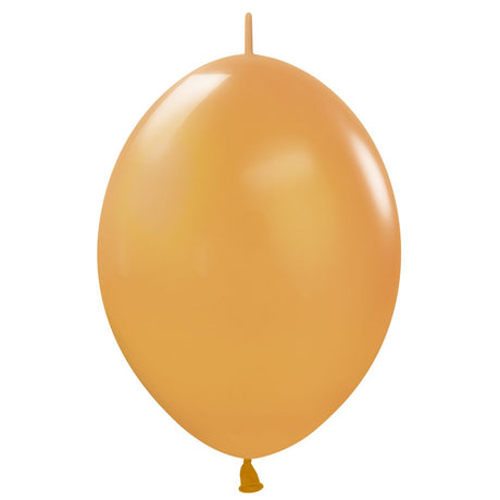 Latex Balloons Metallic Gold 12 Inch