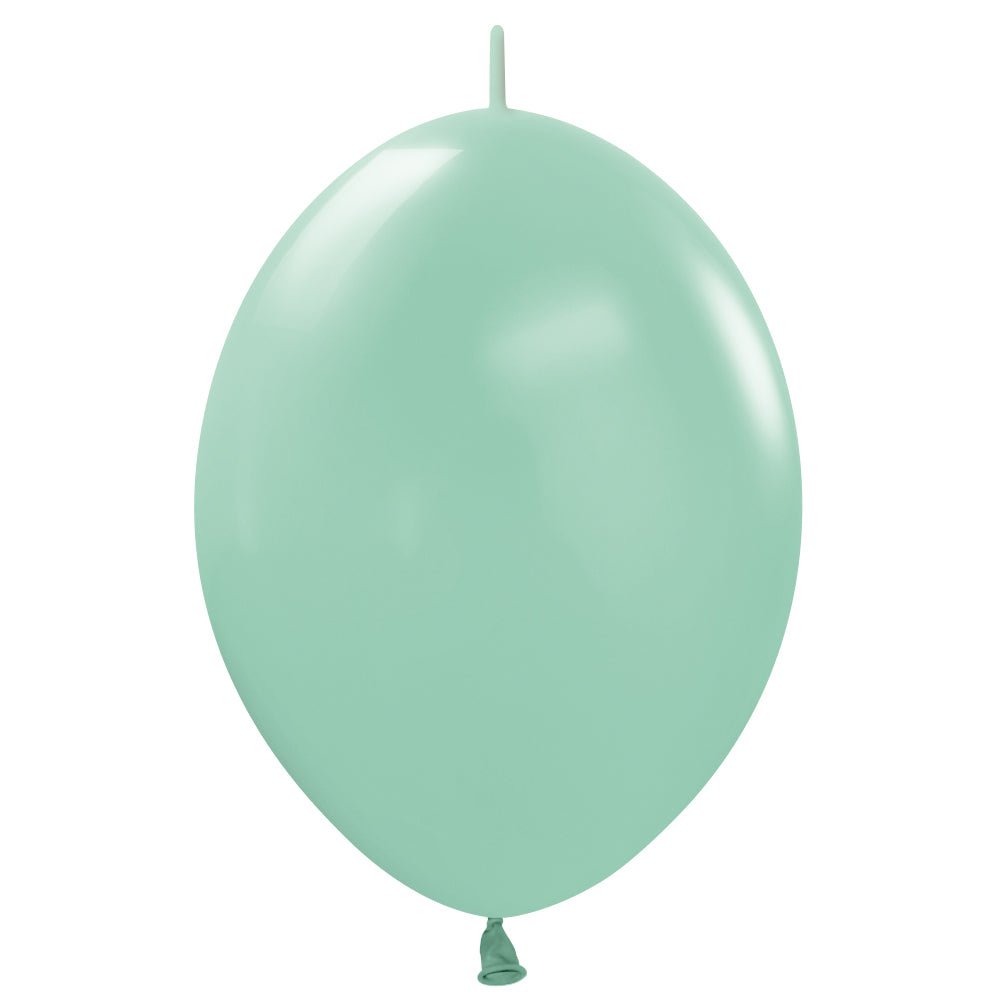 Latex Balloons 12 Inch Link-O-Loon Pastel Dusk Green Tea