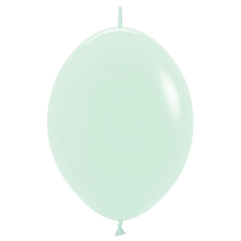 Latex Balloons 12 Inch Sempertex Link-O-Loon Pastel Matte Green