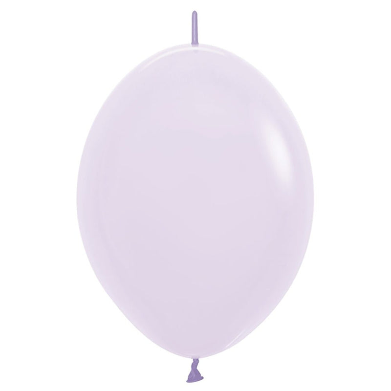 Latex Balloons 12 Inch Sempertex Link-O-Loon Pastel Matte Lilac