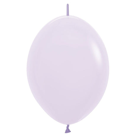 Latex Balloons 12 Inch Sempertex Link-O-Loon Pastel Matte Lilac