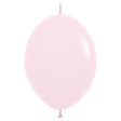 Latex Balloons 12 Inch Sempertex Link-O-Loon Pastel Matte Pink