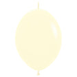 Latex Balloons 12 Inch Sempertex Link-O-Loon Pastel Matte Yellow