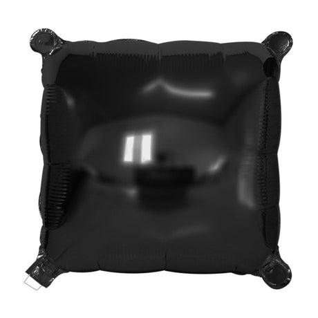 Foil Balloon Square Deco Wall Panel Black