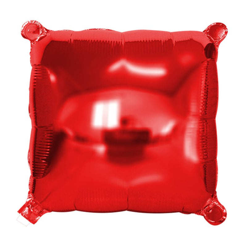 Foil Balloon Square Deco Wall Panel Red