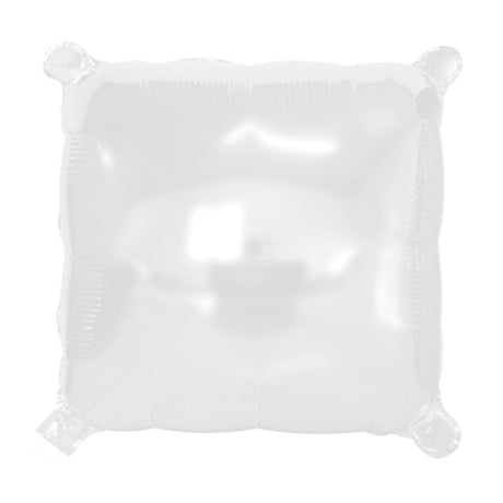 Foil Balloon Square Deco Wall Panel White