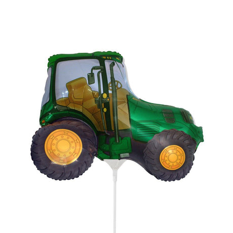 Tractor Green Foil Balloon