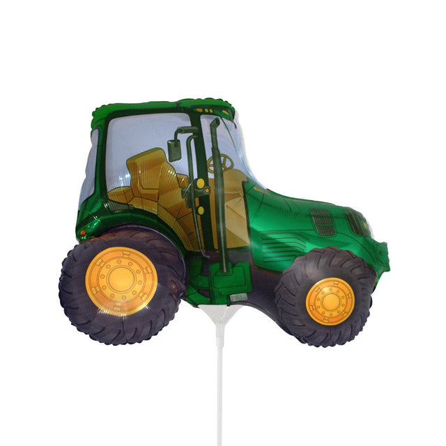 Tractor Green Foil Balloon