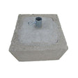 Cement Block Weight with Metal Tubing