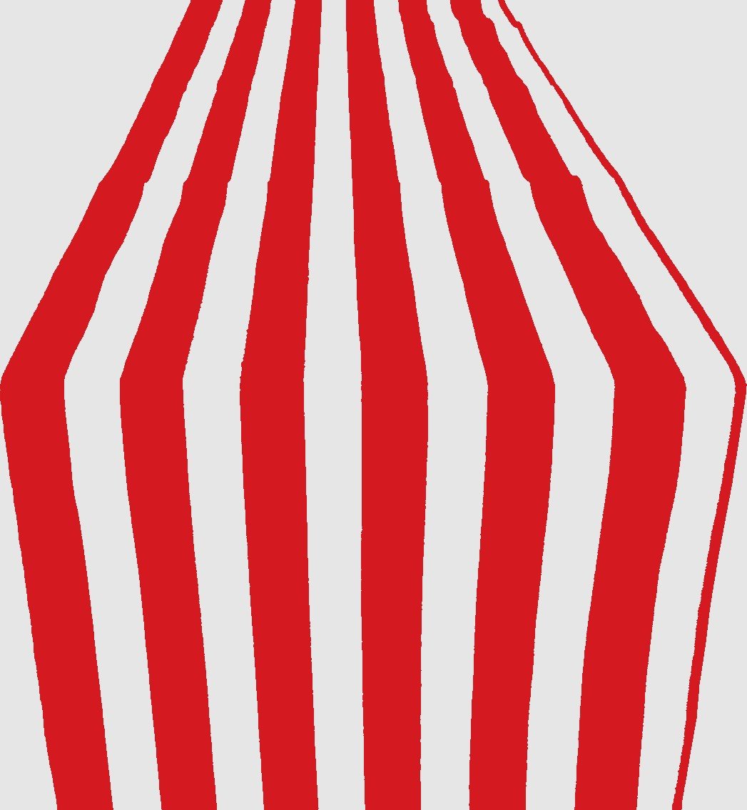 Poly Cotton Table Runner - 1" Stripe Print, 12" Wide x 108" Long (1 Piece)