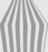 Poly Cotton Table Runner - 1" Stripe Print, 12" Wide x 108" Long (1 Piece)