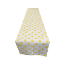 Polka Dot Print Broadcloth Poly Cotton Fabric - 12" Wide X 108" Long, Table Runner, Colorful Dot Pattern (1 Piece)
