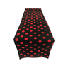 Polka Dot Print Broadcloth Poly Cotton Fabric - 12" Wide X 108" Long, Table Runner, Colorful Dot Pattern (1 Piece)
