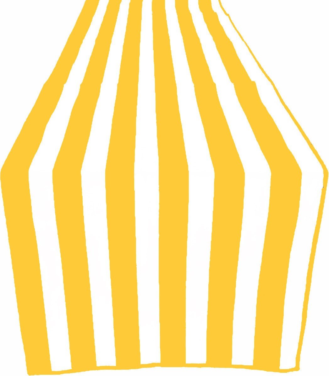 Poly Cotton Table Runner - Stripe Print, 12" Wide X 120" Long (1 Piece)