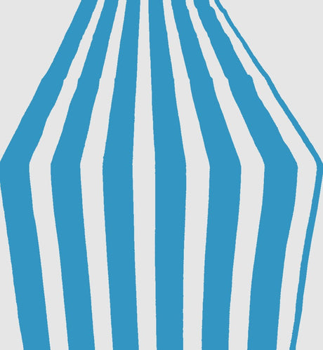 Poly Cotton Table Runner - Stripe Print, 12" Wide X 120" Long (1 Piece)