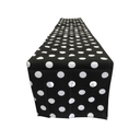 Polka Dot Print Broadcloth Poly Cotton Fabric - Polka Dot Print, 12" Wide x 72" Long (1 Table Runner)