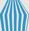 Poly Cotton Table Runner - Stripe Print, 12" Wide x 90" Long (1 Piece)