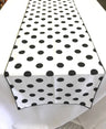 Polka Dot Print Broadcloth Poly Cotton Fabric - 12" Wide x 90" Long, Polka Dot Pattern (1 Table Runner)