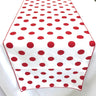Polka Dot Print Broadcloth Poly Cotton Fabric - 12" Wide x 90" Long, Polka Dot Pattern (1 Table Runner)