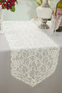 Chantilly Lace Table Runner 12x108 Ivory