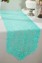 Lace Table Runner 12x108 Tiff Blue/Aqua Blue
