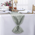 Polyester Table Runner 12x108 Silver