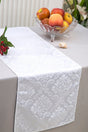 Polyester Table Runner 12x108 White