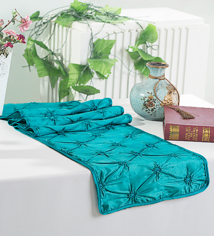 Taffeta Table Runner 12x108 Oasis