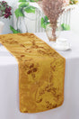 Taffeta Table Runner 12x108 Gold
