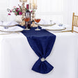 Polyester Table Runner 12x108 Navy Blue