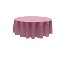 120" Round Poly Poplin Fabric - Seamless Tablecloth, 100% Polyester, 120" Diameter (1 Piece)
