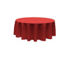 120" Round Polyester Poplin Fabric - Seamless Tablecloth, Solid Color, 120" Diameter (1 Piece)