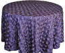 Premium Satin Square Table Overlay – Glossy Décor