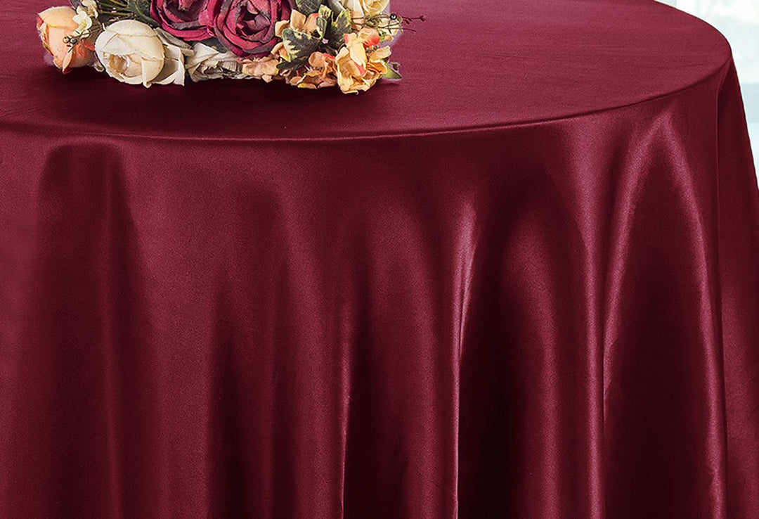 Premium Satin Table Runner – Glossy Wedding Linen