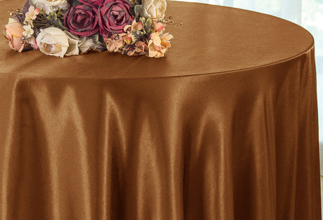 Premium Satin Table Runner – Glossy Wedding Linen