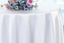 Smooth Satin Square Table Overlay – Elegant Finish