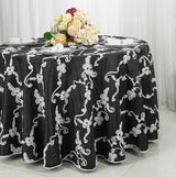 Round Ribbon Taffeta Tablecloth
