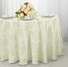 Round Ribbon Taffeta Tablecloth