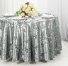 Round Ribbon Taffeta Tablecloth