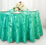 Round Ribbon Taffeta Tablecloth