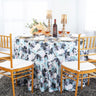 Round Orchid Scuba Wrinkle-Free Tablecloth