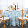 Round Honey Suckle Scuba Wrinkle-Free Tablecloth
