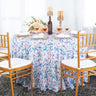 Round Maze Scuba Wrinkle-Free Tablecloth