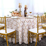 Elegant Agate Round Scuba Tablecloth 240 GSM